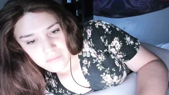 klanashy in just one bra found her long friend and immediately decided to use it.