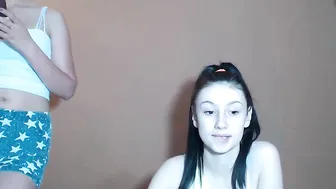 badgirls96 busty young lady caresses nipples