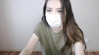 lottos_eye openwork blonde erotically moving in front of the camera