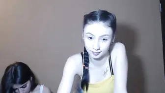 badgirls96 perfect blonde in stockings pulls cute pussy