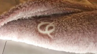 sabrinasilk busty chick caresses shaved pussy