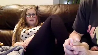 finandfern hot chick caresses big ass