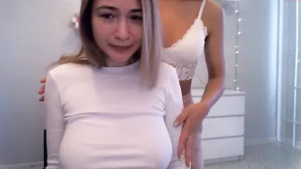 lizamyah babe in stockings fingering sex toy