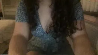 sabrinasilk attractive babe caresses lips sex