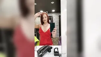 lelya mult onlyfans black-haired prank masturbates with a vibrator