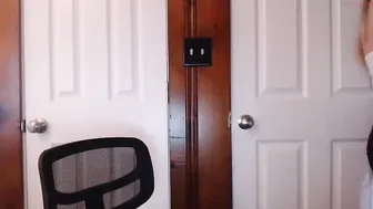 9mmbaby modest model posing in fries