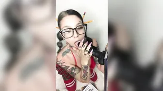 taylor white onlyfans slut in stockings fucks clit