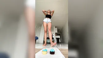 tall tasha onlyfans bitch in stockings tightly hammering herself with a bottle