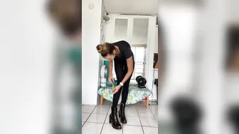 tall tasha onlyfans naughty brunette fucks with a dildo