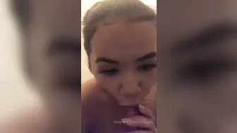 thotayana onlyfans cute blonde is saturated with revelations with dildo