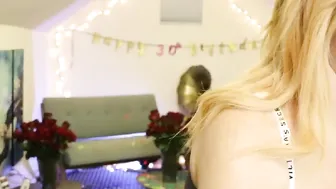 bdayaustin Naughty prostitute caresses beautiful tits