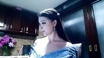 luvm3now Ardent nipple caresses vagina with sex toy