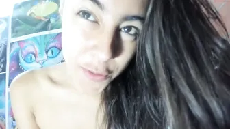 dcrazyloli12 bitch jerking off dildo