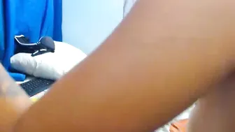 exotic88latina flies away from the buzz of orgasm