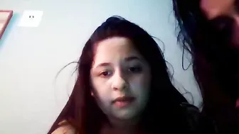 danivickoo Slutty confidant gently masturbates pussy