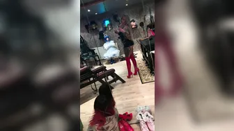 blondedomgirl onlyfans cute brunette with natural tits chatting in fries