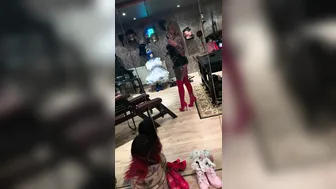 blondedomgirl onlyfans cute brunette with natural tits chatting in fries