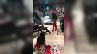 blondedomgirl onlyfans cute brunette with natural tits chatting in fries