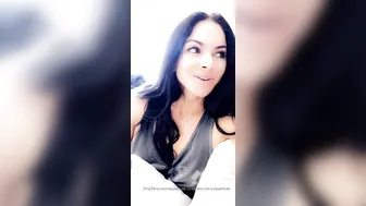 aspen rae onlyfans beauty in stockings gently pulls pussy