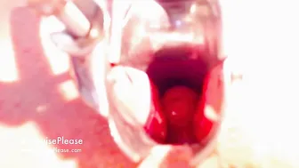 elouise please onlyfans petite brunette babe sucking dildo