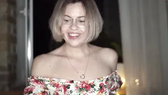 shy_infinity88 chaturbate busty young lady caresses shaved cunt