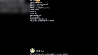 alwayssomewhere onlyfans cute babe in stockings massages vagina with hand