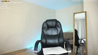 alwayssomewhere onlyfans busty brunette caresses shaved vagina