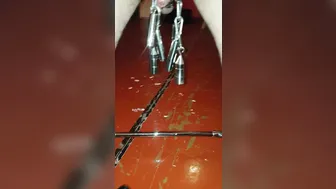 mistress vixen  onlyfans in oil shows a graceful body