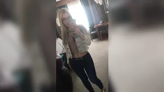 ashley fires onlyfans elegant slut caresses shaved pussy