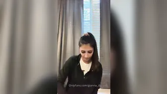 gianna dior onlyfans sweet babe masturbates on the bed