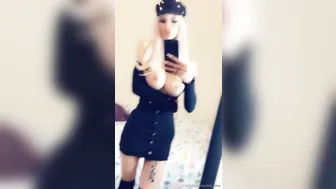 aleeuk onlyfans tender blonde squeezes boobs