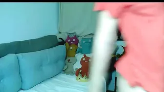 thefriendzone harlot masturbates both holes