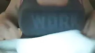 jess Luxurious bitch caresses tits and sucks dick