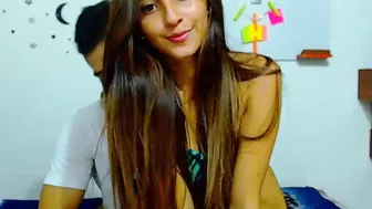 clarita1 Skinny Blonde jerks off