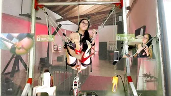 angelinasia Feminine female with big boobs enjoys sex toy