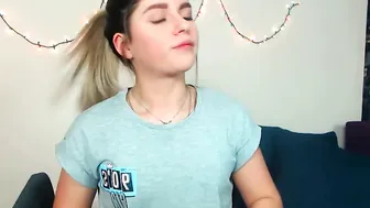 emina_niconn Adorable babe gently squeezes pussy