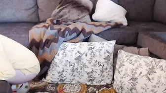 ashenfox Blissful female fucks pussy with phallus