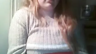 annafaithxoxo Wonderful redhead fucks herself with a phallus