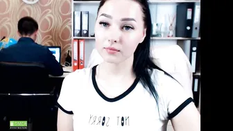 office_online shy on webcam