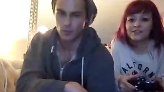 tv_for_your_peen Cute courtesan caresses shaved cunt