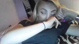 yourbabylynn23 chaturbate Chick in stockings Nastya caresses pussy lips