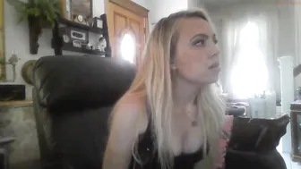 yourbabylynn23 chaturbate slut in stockings erotically takes off her panties