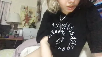 spacialbean chaturbate tender blonde squeezes boobs