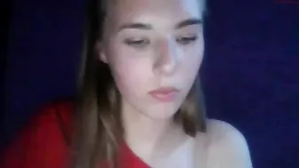 zuzelica chaturbate hot brunette girl gently masturbates cunt