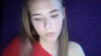 zuzelica chaturbate hot brunette girl gently masturbates cunt