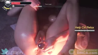 catjira   manyvids onlyfans crazy courtesan jumps on sex toy