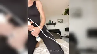 christinaqccp manyvids onlyfans spectacular babe jerks off anus