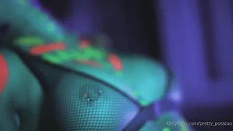 pretty potatoo manyvids onlyfans busty doll and her blue friend