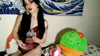 veronika strawberry aka strwbrrymlk  manyvids onlyfans slim model furiously fucking cunt