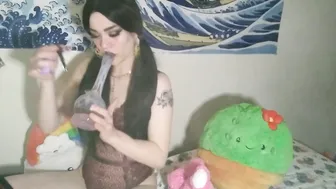 veronika strawberry aka strwbrrymlk  manyvids onlyfans slim model furiously fucking cunt